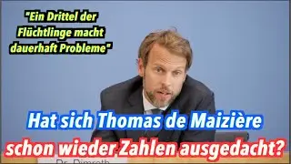 Hat sich Thomas de Maizière schon wieder Zahlen ausgedacht?