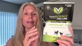 Calming Supplement (Natural)for Cats & Dogs - VetriSCIENCE Pro Line Composure Pro