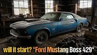 Abandoned 1969 Ford Mustang Boss 429 Restoration | Full ASMR Rebuild From Rust to Showroom