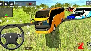 Euro Bus Driving Game PublicTransportation 2024 Indonesia BusSimulator Android Gameplay #86