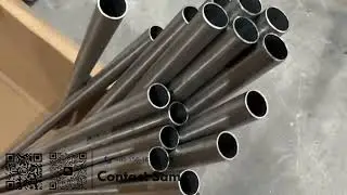 Automatic servo double head deburring machine for round, square pipe chamfering