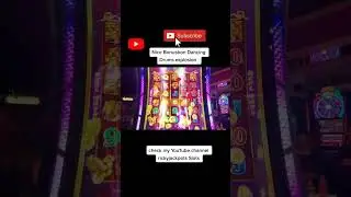 AWESOME bonus on Dancing drums explosion #shortsvideo #slot #jackpot #casinogame #shorts