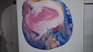 Fluid Painting | Paint Pour using PVA Glue | Flip Cup | Home Made Pouring Medium | Jasvir Kambo