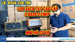 REVIEW CHI TIẾT MẪU LOA XÁCH TAY CAO CẤP V22 CHÍNH HÃNG ALOKIO#loakeogiare #loakeokeocongsuatkhung 