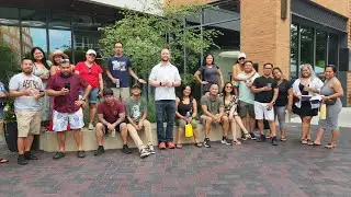 Dublin Bridge Park North Market and Pins Mechanical in Ohio with our Cali Fam