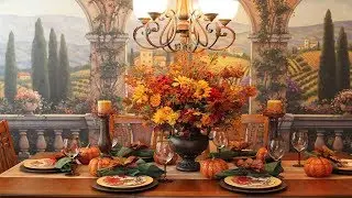 FALL HOME TOUR - FALL DECOR - TUSCAN