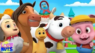 Old Macdonald Had A Farm, Animal Sound Song - Fun Nursery Rhymes for Kids Live