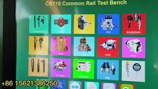 Nantai common rail test bench CR718 test system test BOSCH CP3 pump