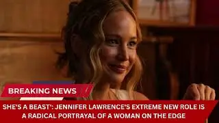 Unleashed Fury: Jennifer Lawrence Transforms into a Fearless Warrior in Her Most Intense Role Yet.
