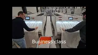 Foltex BVM airline blanket folding and packing line