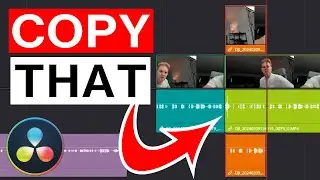 How to Copy and Paste clips in DaVinci Resolve