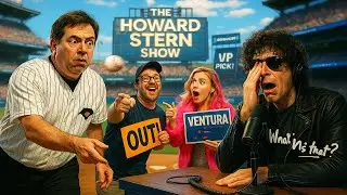 Gary Throws First Pitch &mdash; Howard & Robin Can&rsquo;t Stop Roasting Him! | The Howard Stern Show
