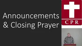 CPR-CoC  Sunday Morning Bible Study for January11, 2026