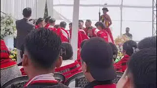 Akuk Students union presented a folk song at 53rd General Conference at old changsu village 