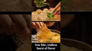 Pani Puri vs Crispy Dosa...What's your favorite? #dosa #panipuri  ASMR  #food   #asmr #glassfruit