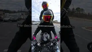 Straight to jail&hellip;   #bikercouple #marriage #backpacking #ninja500 #kawasaki