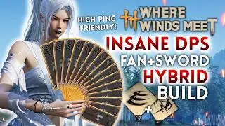INSANE DPS COMBO INKWELL FAN & NAMELESS SWORD BUILD GUIDE PVP/PVE/GVG - Where Winds Meet