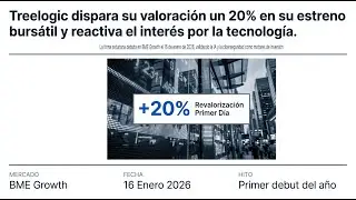 Treelogic - Estreno burs&aacute;til en el mercado BME Growth