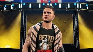 WWE 2K25. Chris Jericho VS MJF. AEW