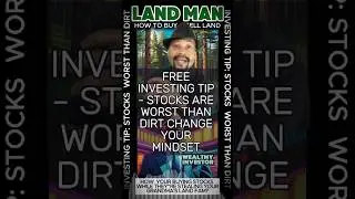 Don't Buy Stocks Buy Land #realestateinvesting #landinvesting