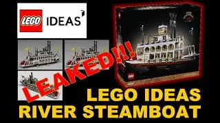 🚨 LEGO IDEAS River Steamboat LEAKED! (SET 21356)🤯 4090 Pieces & HUGE 27&rdquo; Build!