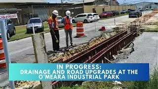 In Progress: Drainage Improvement Works at the O'Meara Industrial Estate