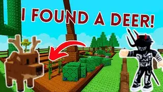 I Raised an Epic DEER On Roblox GROW A GARDEN!