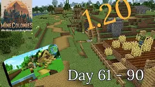 90 Days in Minecolonies: Residence Upgrade & Farmer Woes!