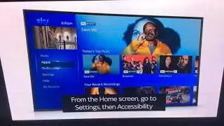 How to unlock sky q accessibility settings