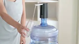 Foldable Electric Water Pump  Portable Automatic Dispenser for Barrel Water