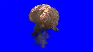 Large Explosion Free Footage Prekeyed With Alpha 4K UHD