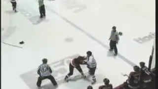 Scott Brownlee vs Chris Stevens WHL Oct 25/06