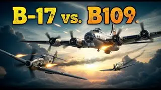 B-17 vs Bf-109 !!!  The Secret Christmas Miracle of 1943