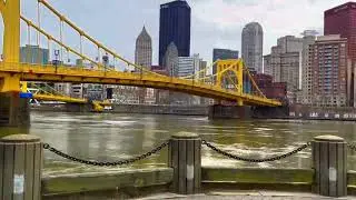 Virtual 🏃&zwj;♂️ Run - Pittsburgh North Shore Trail (1080p 60 FPS)