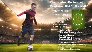Football CV | Highlights | Almedin Đuderija | CM | 2026