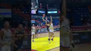JRU&rsquo;s JD Guarino powers through the paint for the bucket! 😤🔥