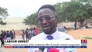 Labour Unrest: GWCL trainees protest unfair treatment after 8-month contract suspension | AM News