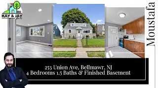 253 Union Ave, Bellmawr, NJ 4 Bedrooms 1.5 Baths & Finished Basement $249,900