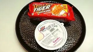 Ice cream sandwich recipe | 2 ingredients recipe | biscuit ice cream sandwich | new recipe