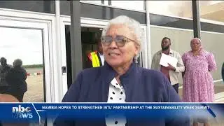 Vice President Lucia Witbooi attends sustainability Week Summit in Abu Dhabi - nbc