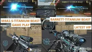 NEW VIP BARRETT-TITANIUM BEAST & M4A1-S-TITANIUM BEAST IN CROSSFIRE PH 2020