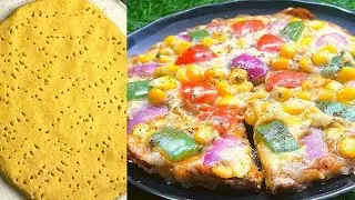 Makki Roti Pizza Recipe 🔥 1-Minute Easy Desi Fusion | Winter Special Street-Style Pizza
