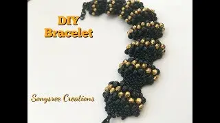 How to make peyote wave Bracelet(TUTORIAL)