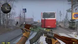 CSGO - AK47 Fire Serpent BS + P250 See Ya Later MW + Driver Gloves + Black Laminate Bayonet