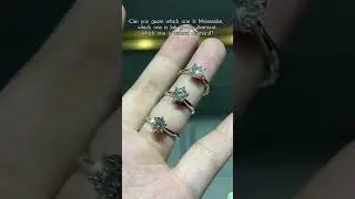 Moissanite, or lab-grown diamond or natural diamond? #jewelry #diamond #engagement #ringtone #love