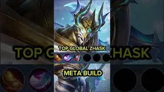 Zhask IS BROKEN! Split Push Meta! Destroy turrets in seconds! #shorts #mlbb #zhaskbuild