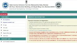 Registration for Direct Second Year Engineering Admission B.e/B.tech 2019-20 Part -1 in Hindi