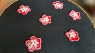 Button Work Overall Design for Dress (Hand Embroidery Work)