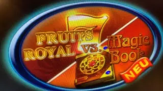 Fruits Royal Vs. Magic Book 0.90&euro; bis 2.10&euro; Freispiele und Live Play