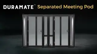 Duramate&trade; Correctional Attorney Client Separated Meeting Pod- Sound Proof Privacy Jail Booth